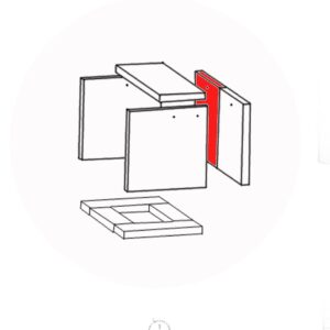 Caminos Apollo Rückwandstein links