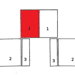 Caminos Joy Rückwandstein links