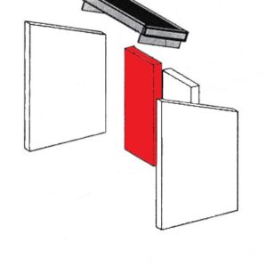 Caminos Premium Rückwandstein links B