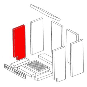Caminos Quadro Seitenstein links vorne