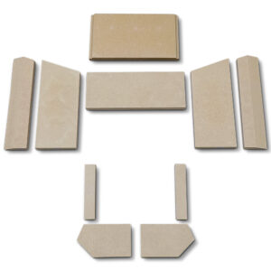 Fireplace Scirocco Feuerraumauskleidung