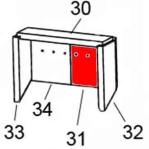 Justus Reno R Rückwandstein rechts A