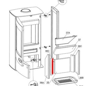 Königshütte Pavo Seitenstein links hinten