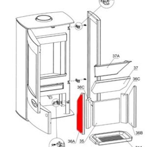 Königshütte Pavo Seitenstein links vorne