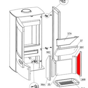 Königshütte Pavo Seitenstein rechts vorne