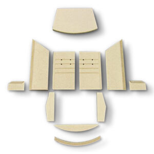 Lotus Prio mit Seitenglas Feuerraumauskleidung