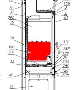 Olsberg Göteborg XXL Seitenstein unten links