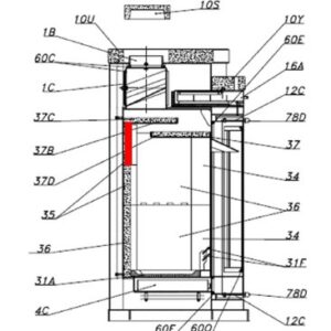 Olsberg Gröndal Rückwandstein oben