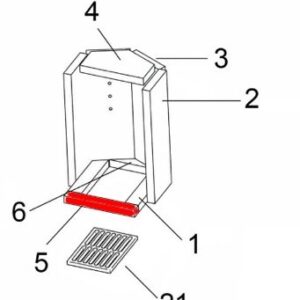 Oranier Artemis 3 Bodenstein vorne