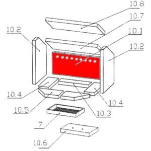 Oranier Fjord 8 Rückwandstein E