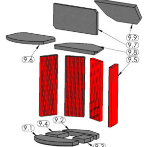 Oranier Pisa Seitenstein Set